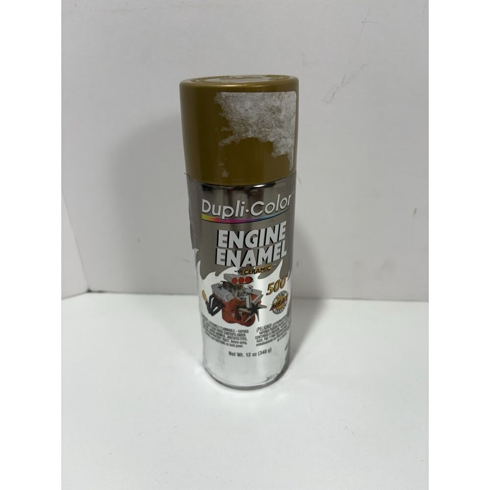 Duplicolor DE1604 Universal Gold‎ Motor Engine Spray Paint Aerosol 12oz. Read